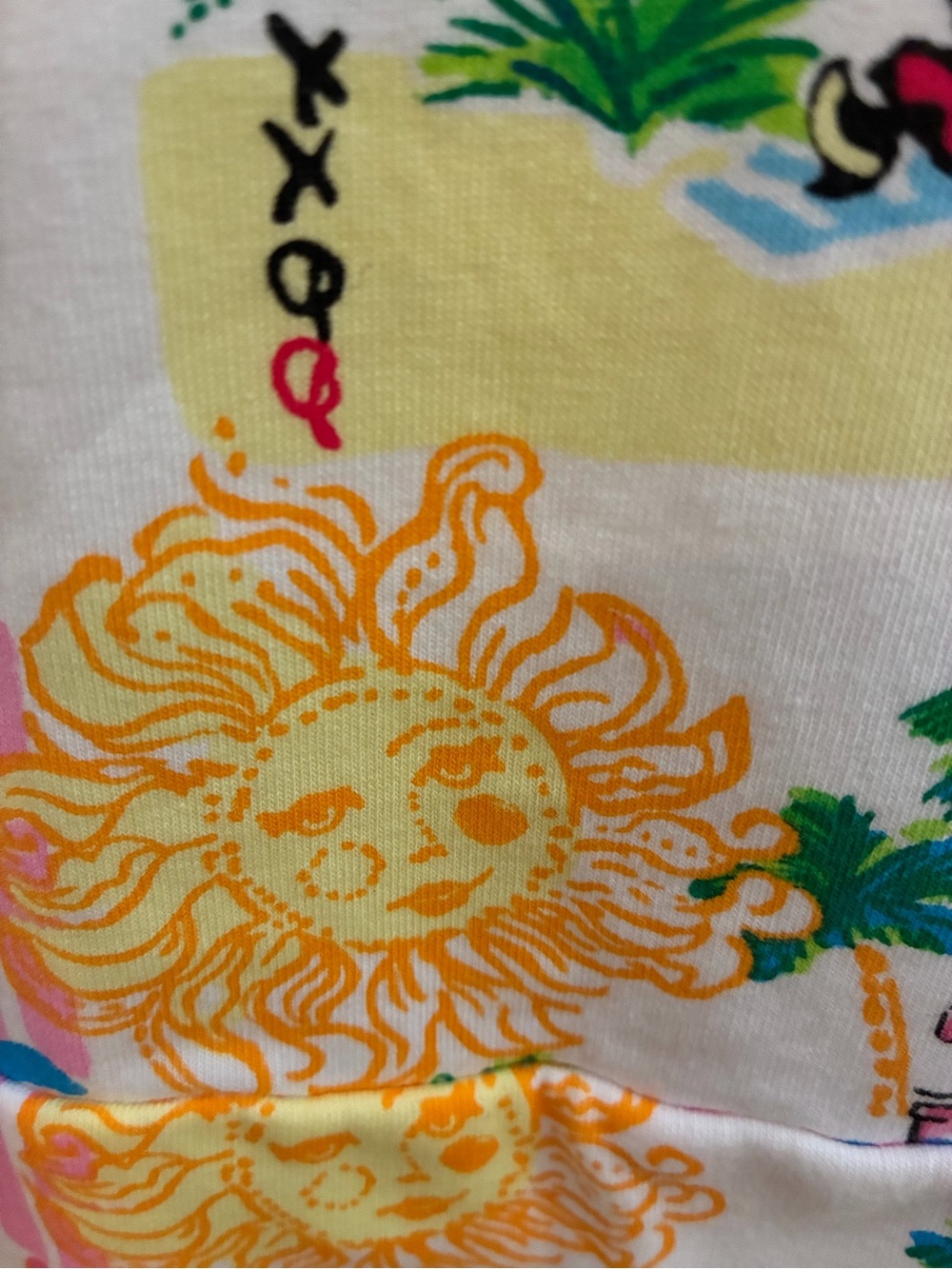 Disney x Lilly Pulitzer Colorful Tropical Half-Zip Pullover Popover Large EUC - Picture 12 of 13